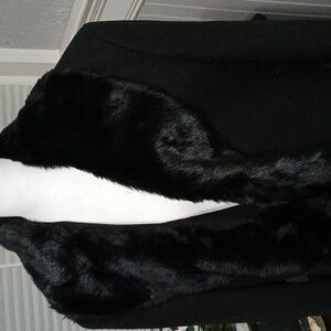 Vella Black Satin Lined Coat